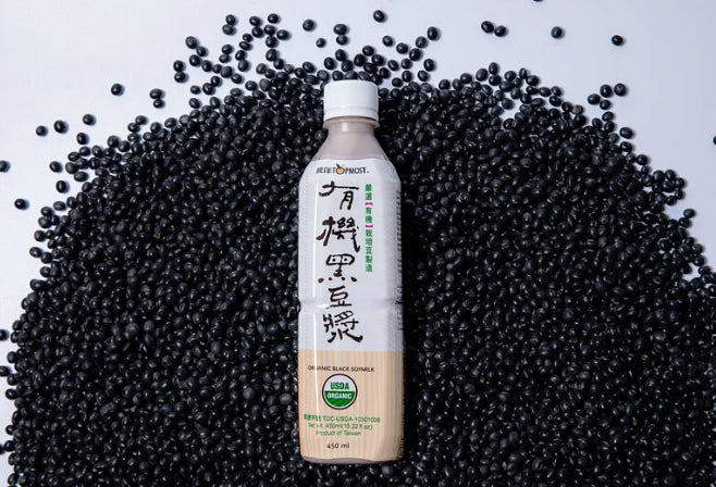 統盛統洋有機微糖黑豆漿  Top Most Organic Black Bean Soy Milk 450ml
